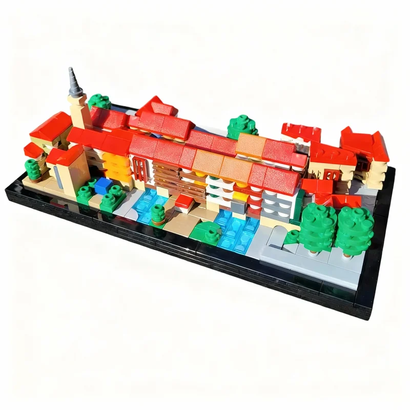 743 Piezas MOC Krämerbrücke Er - Kids Education In Germany reseña y precio