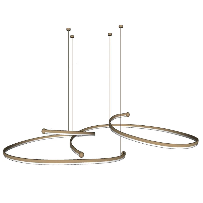 

Designer led chandelier creative Internet celebrity modern light luxury living room dining room bedroom exhibition hall