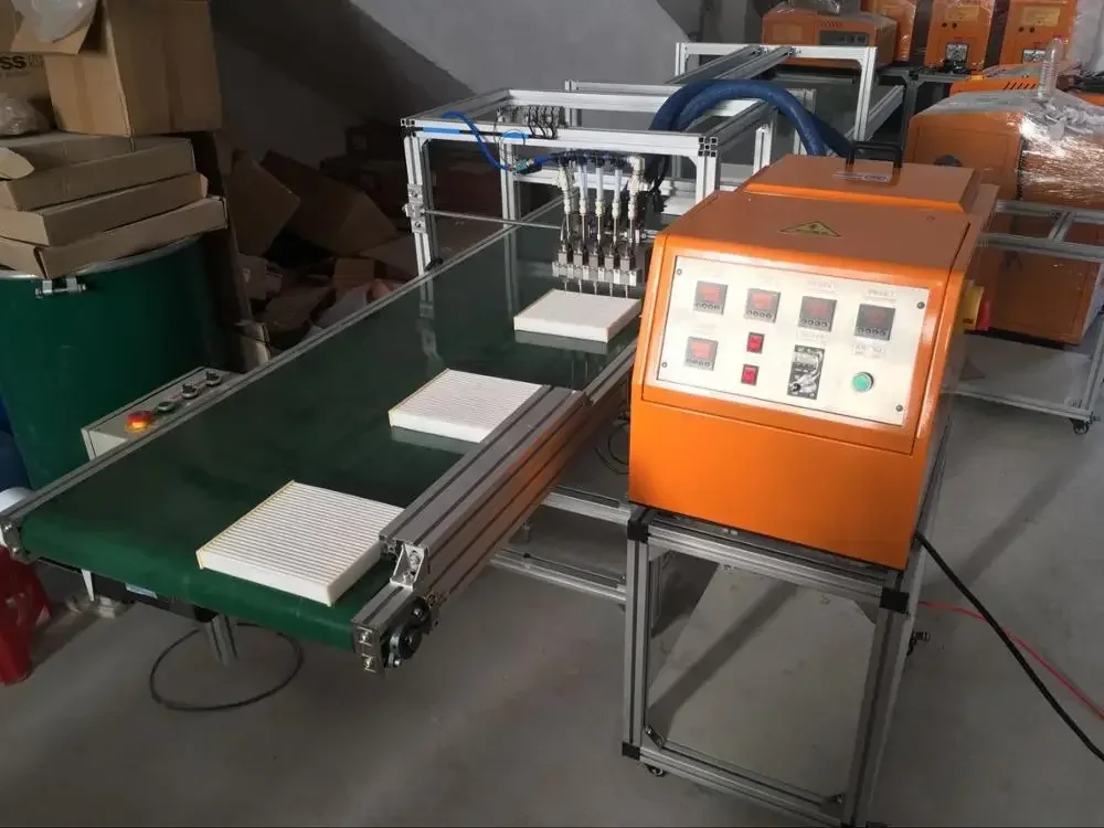 Mesin Perekat Meleleh Panas 10L Otomatis Liujiang Untuk Filter AC Mobil