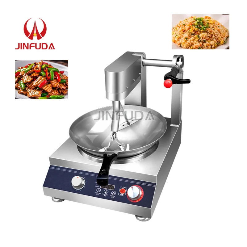 

Electric Automatic Cook Machine Intelligent Kitchen Equipment Stir Fryer Automatic Mixer Commercial Electric Cooker