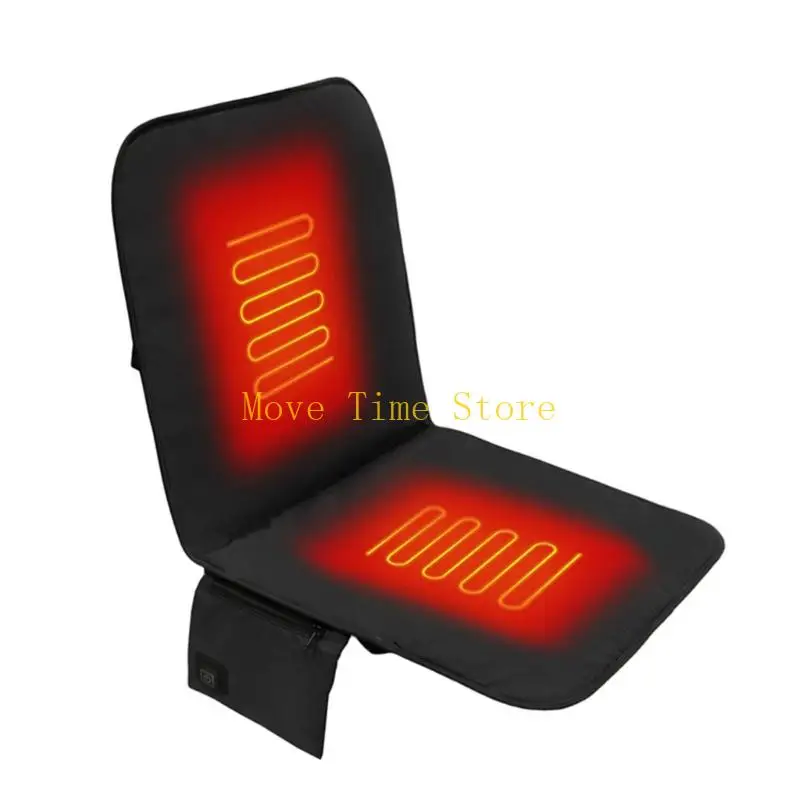 Almohada calefactora transportable reciclable 92ME con termorregulación triplicada para sillas y soportes césped