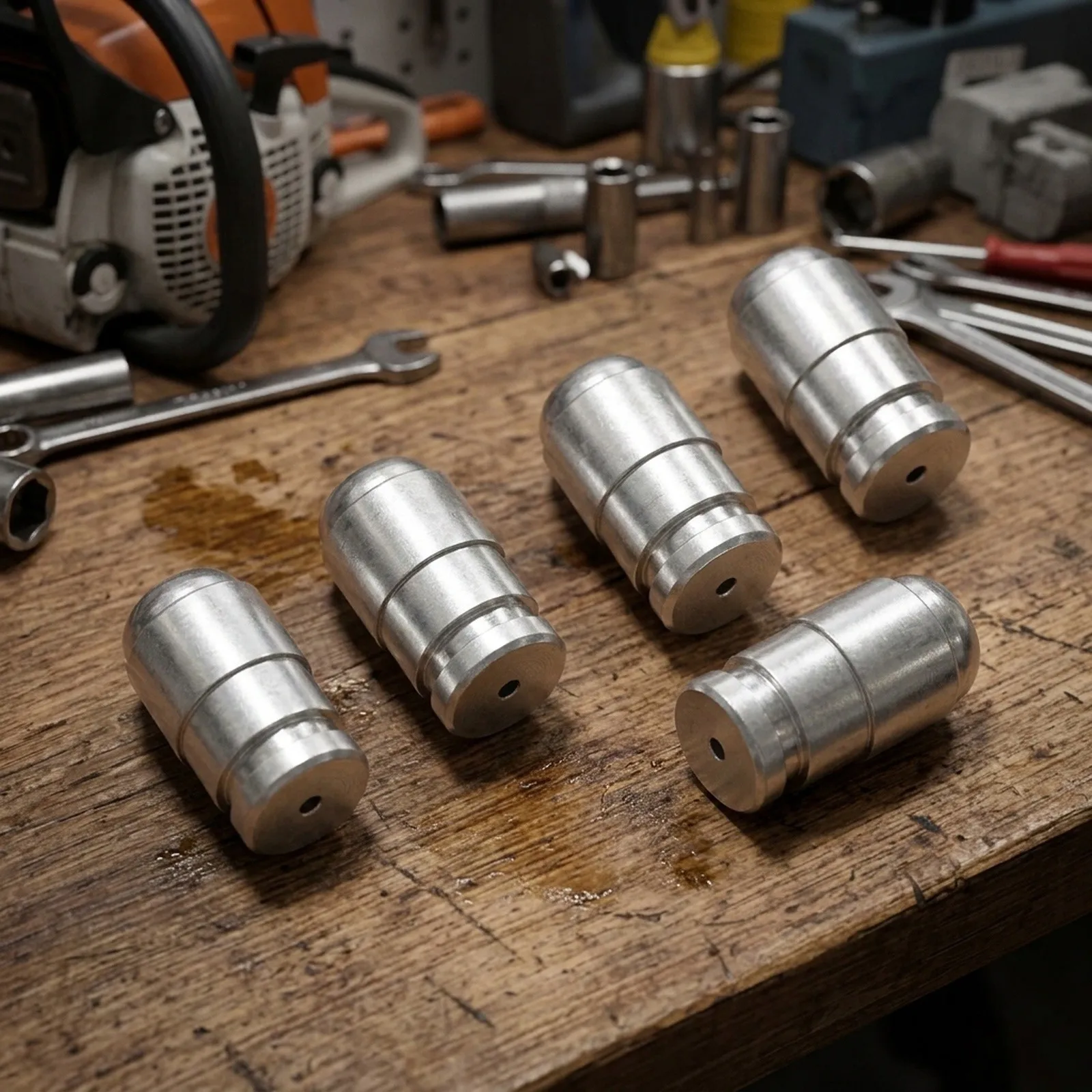 Upgrade Your Chainsaw Pack of Four Oil Tank Vent Valves Compatible with Popular Models Like the 460 Series for Better Efficiency