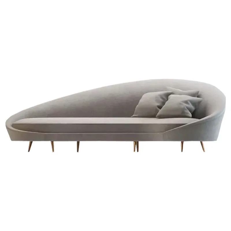 

Light luxury special-shaped sofa, hotel sales department clothing store beauty salon reception area Internet celebrity fabric cu