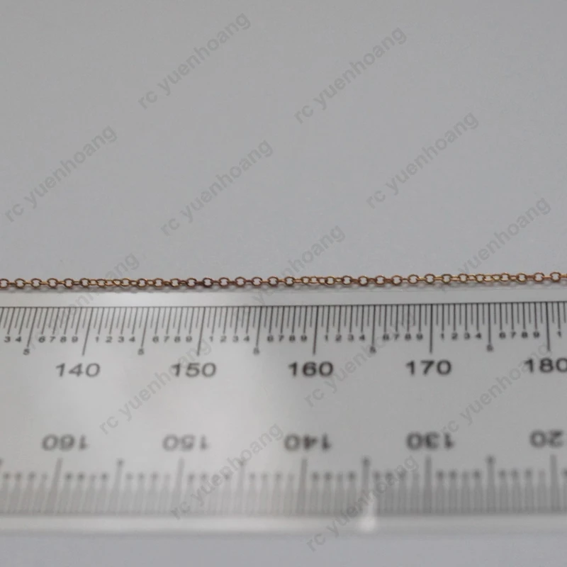 1PCS Stainless Steel/Copper Small O-ring Anchor Chain Length 300mm for Scale Model Ancient Ship Making Railing Anchoring Cable