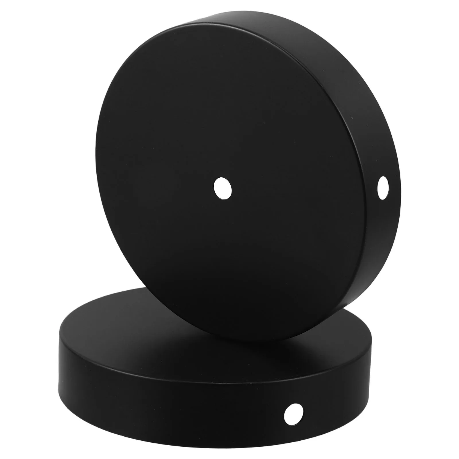 

2Pcs Round Lamp Base 150Mm Black Iron Stand for Table Floor Lamp DIY Lighting Projects - Non-Slip Design Heavy Duty