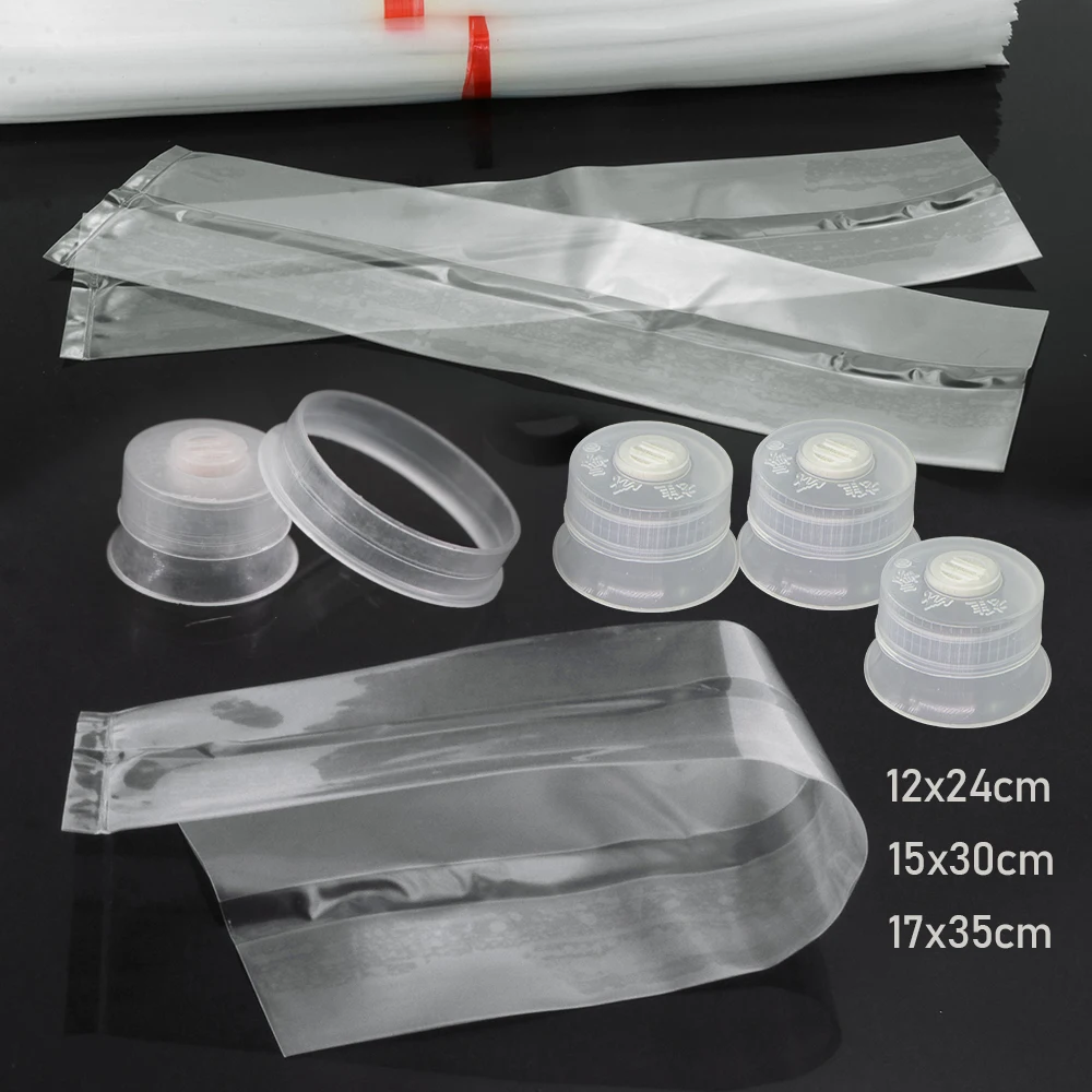 

Набор для выращивания грибов из полипропилена для садовой фермы, съедобная подложка из грибка, автоклавируемый полипропиленовый мешок, мешок для посадки грибов, инструменты