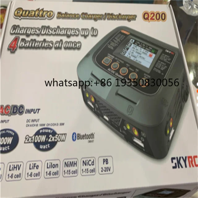 SkyRC Q200 QUATTRO AC/DC 2X100W 2X50W Lipo Intelligent Battery
