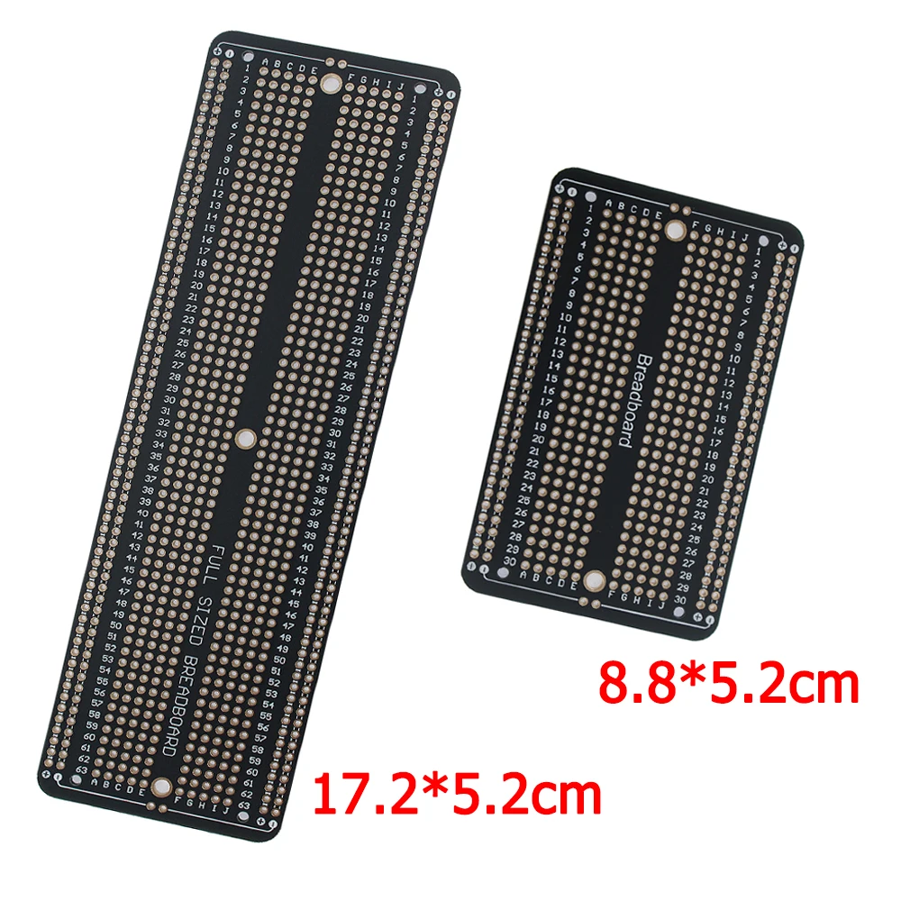 1PCS Standard Permanent Breadboard Solder Pcb Board Prototype Board Protoboard 8.9x5.2cm 17.2x5.2cm Diy Electronics for Arduino