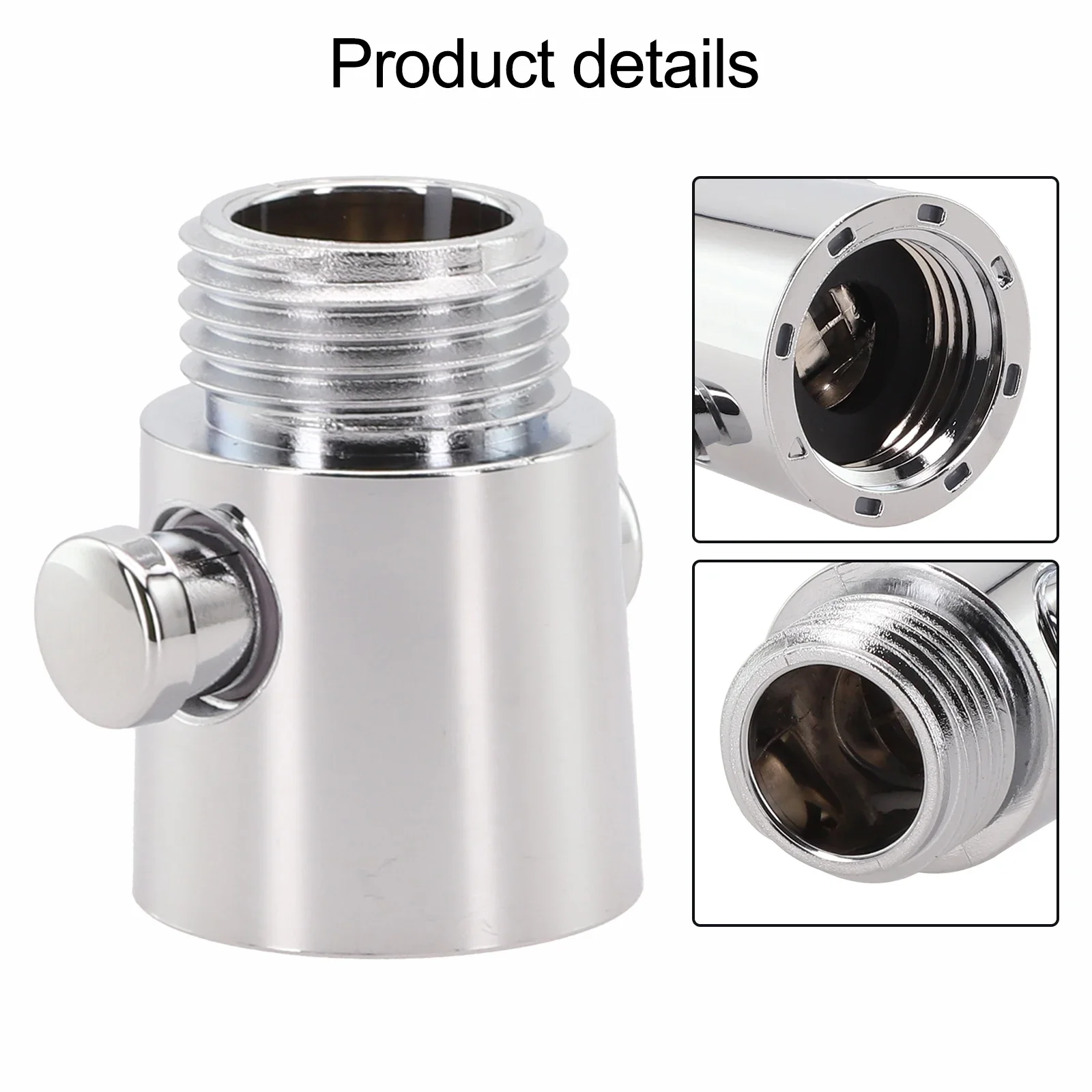 Bathroom Shower Head Control Switch Handheld Shower Control Precise Water Control Versatile Design ABS Material