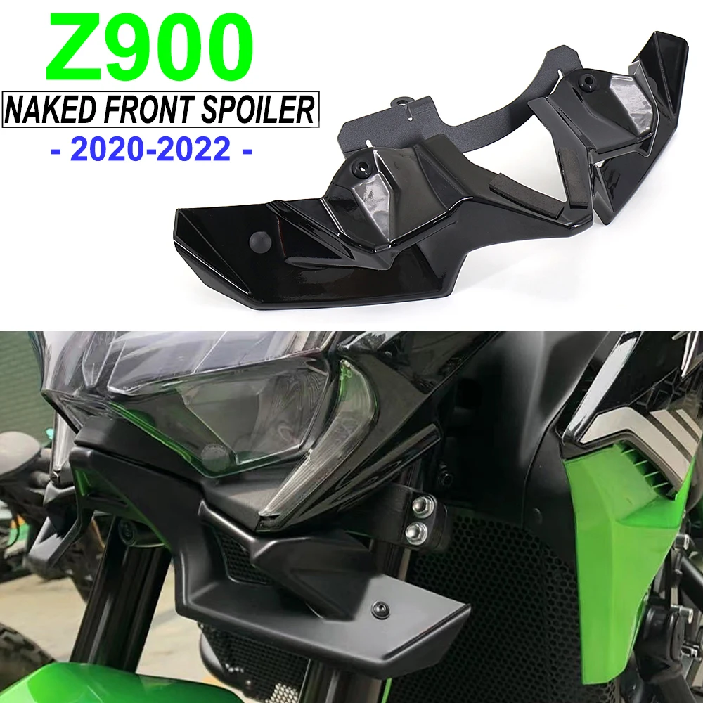 

5 Colors Z900 Accessories 2021 Front Downforce Spoilers For Kawasaki Z 900 2020 - 2022 Downforce naked frontal spoilers fairing