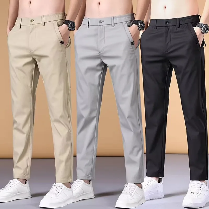 Fashion Men\'s Pants Summer Suit Pants Casual Korean Men\'s Pants Joggers Men Streetwear Casual Sports Pants