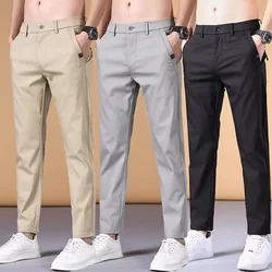 Fashion Men's Pants Summer Suit Pants Casual Korean Men's Pants Joggers Men Streetwear Casual Sports Pants