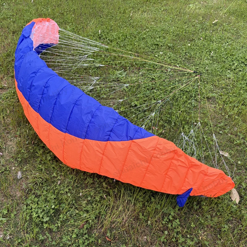 1PC 40D Nylon Paraglider Canopy 2.8Meters Wingspan Parachute Head Double-sided Tear-resistant Coating for RC Paramotor Fly Model