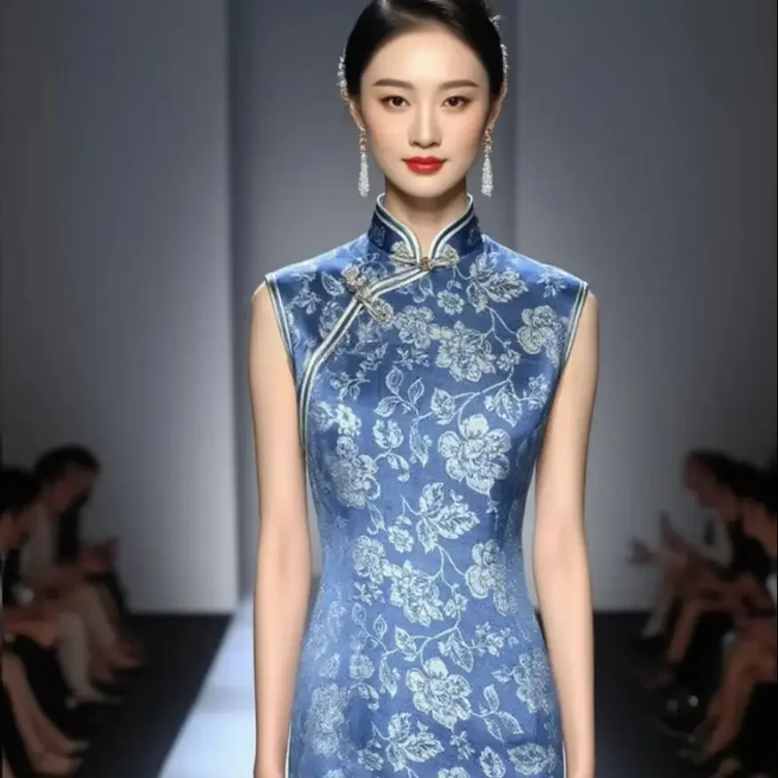 

100% Pure Ramie Fabric for Clothing Sewing Digital Printing Summer Dress Chinese Style Thin Robe linen fabric for clothing 2025