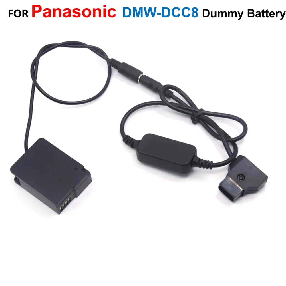 

DMW-DCC8 Fully Decoded Coupler DMW-BLC12 Fake Battery+D-TAP Step-Down Power Cable Adapter For Lumix FZ2500 FZ300 G7 G6 G85 GX8