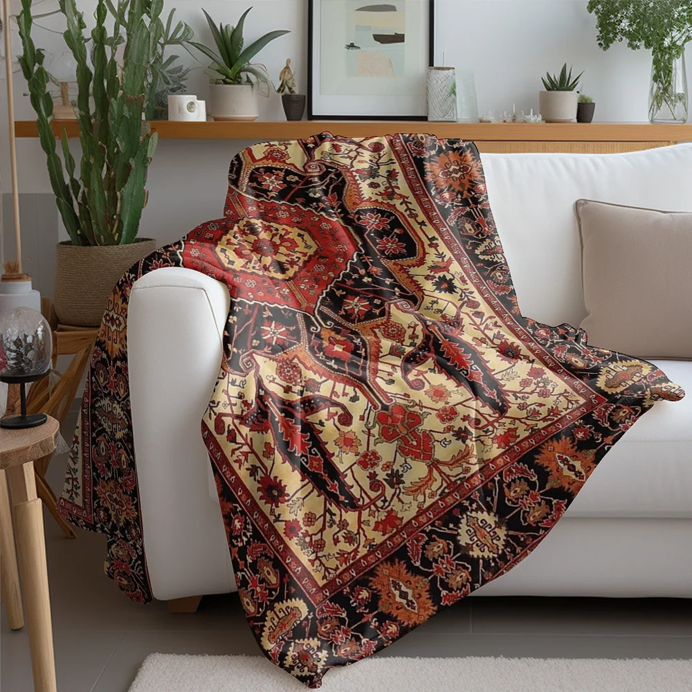 Turkish Vintage Kilim Rug Traditional Persian Area Rug Handmade Wool Carpet Home Decor
