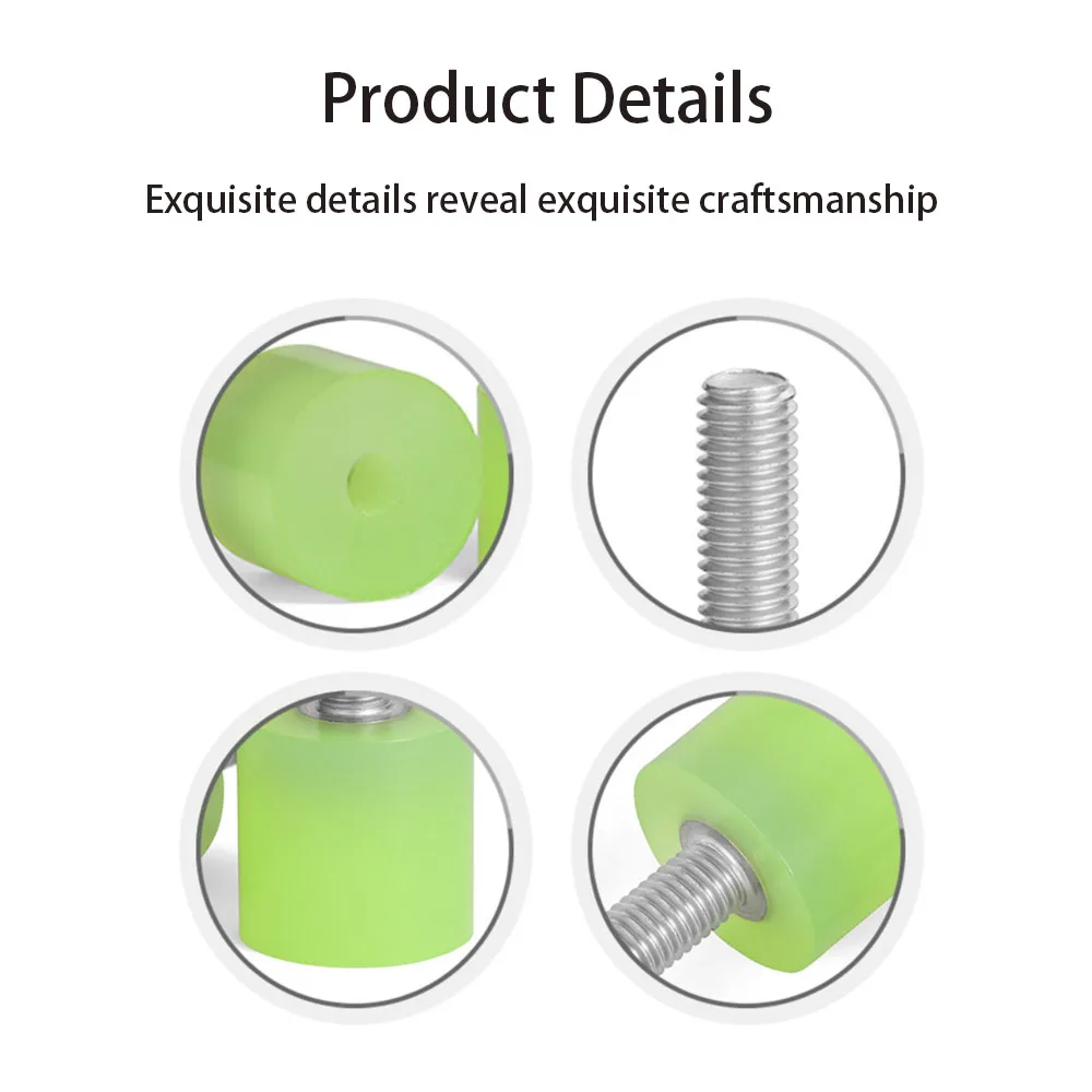 1Pc M3M4M5M6M8M10 Adjustable Polyurethane Pressure Block Fasteners With Wrench Holes /Anti-Collision Buffer Screws