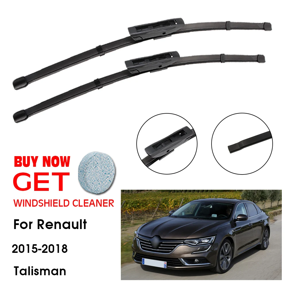 

Car Wiper Blade For Renault Talisman 24"+18" 2015-2018 Front Window Washer Windscreen Windshield Wipers Blades Accessories