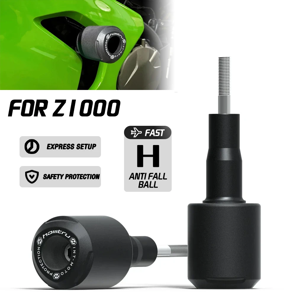 

For Kawasaki Z1000 2010-2013 off-road motorcycle modification frame fork axle slider with engine protector crash pad