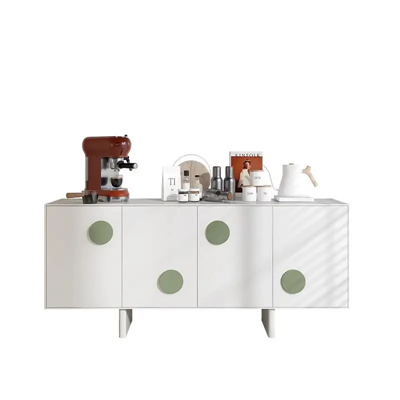 

French cream style dining side modern simple small apartment tea locker storage entrance door