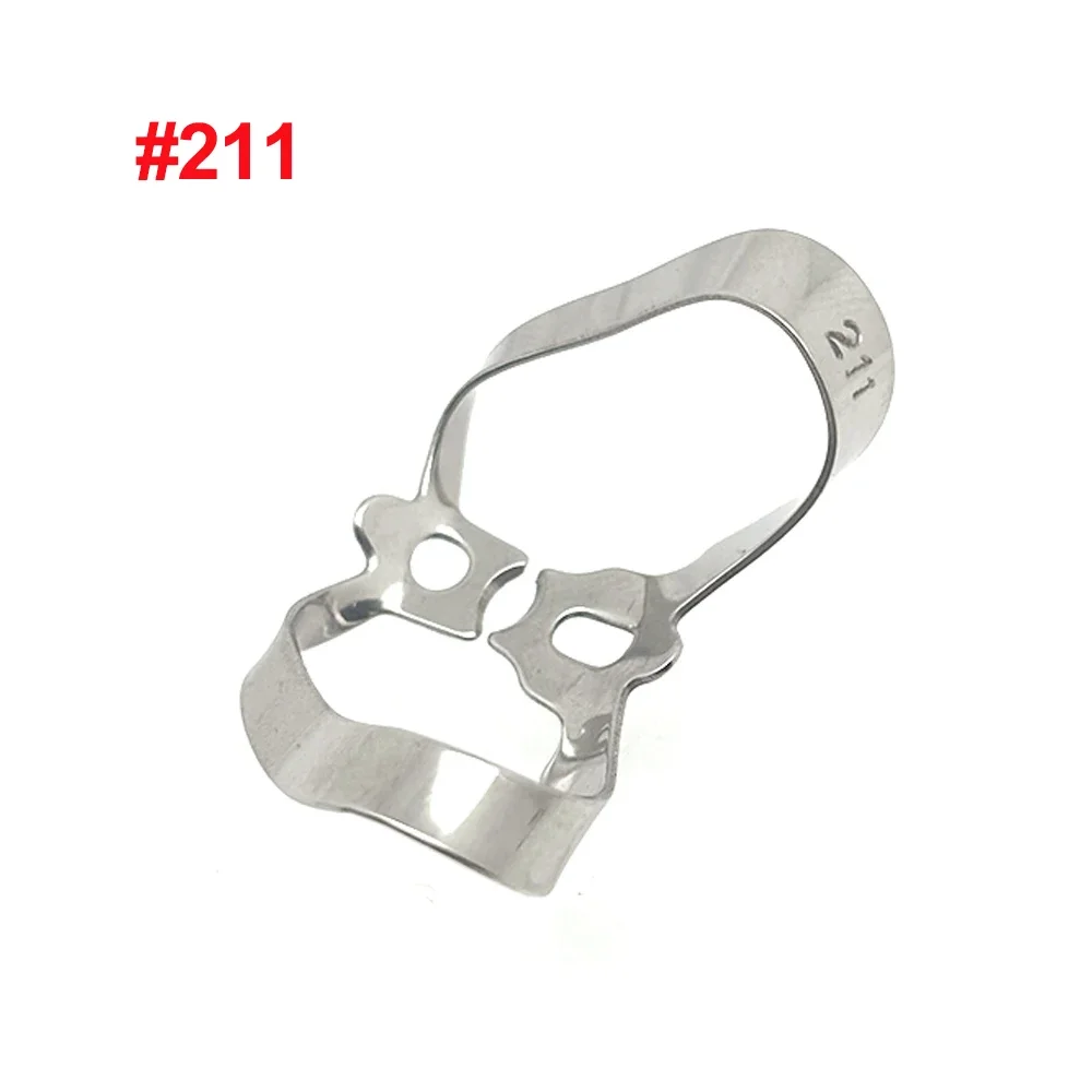 1 قطعة الأسنان المطاط السد المشابك الفولاذ المقاوم للصدأ اللبية الترميم حاجز كليب طب الأسنان عن طريق الفم المواد البراز