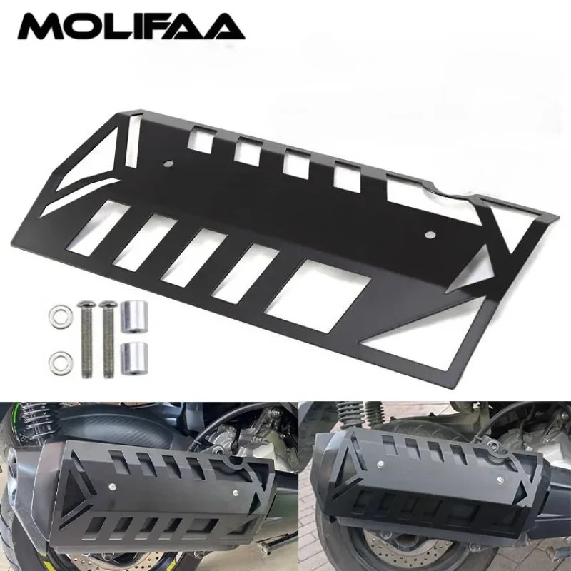 

For Yamaha XMAX 300 250 2018 - 2023 V1 V2 Exhaust Cover Motorcycle Heat Shield Decoration Guard Accessories Stainless steel