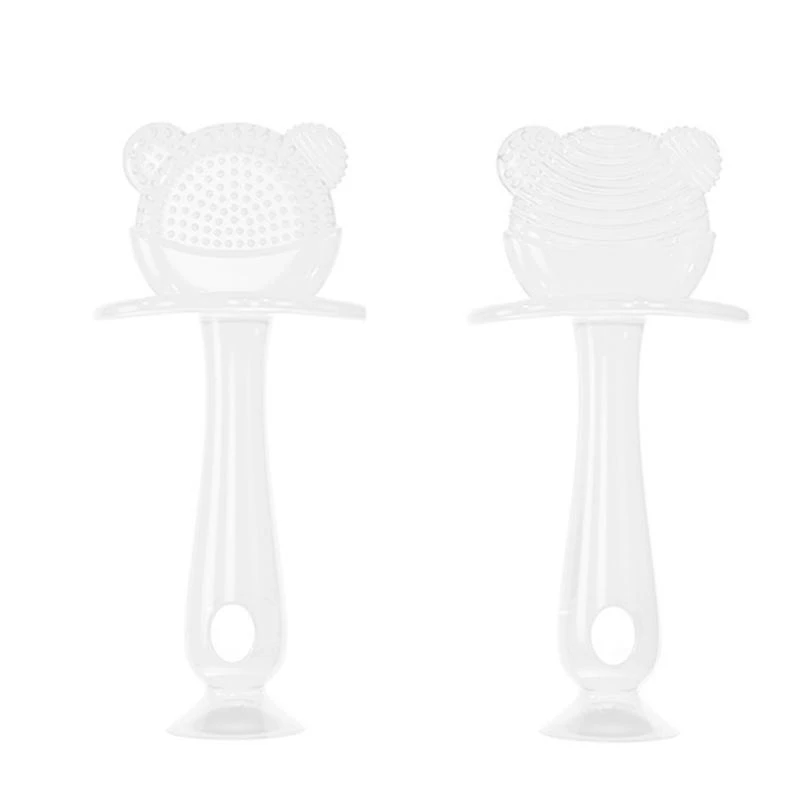 J15U gryzak dla dziecka zabawka do karmienia ząbkowanie nowonarodzona zabawka do żucia trzonowego silikonowy gryzak