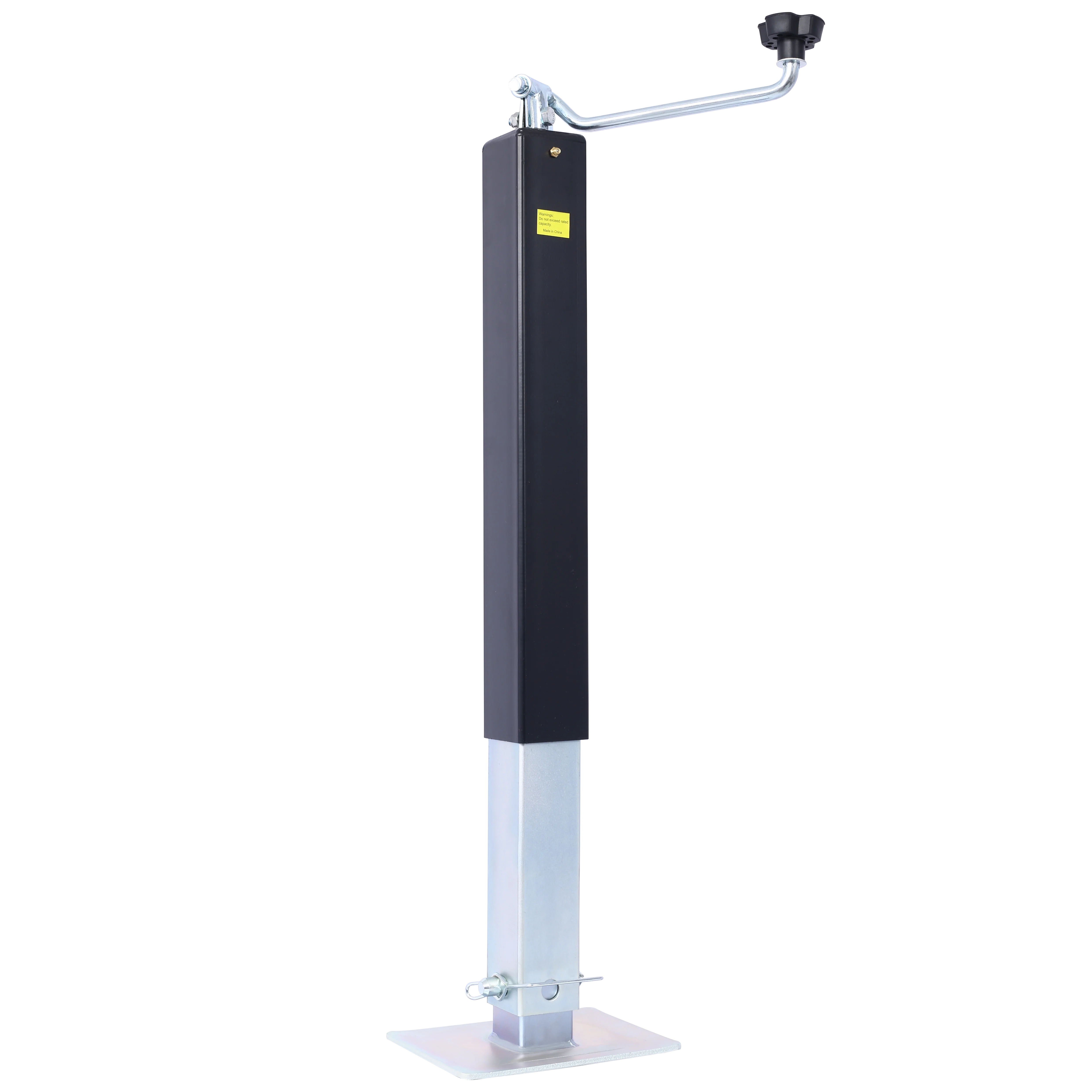 8,000 lbs. top Wind Weld on Square Tube Drop Leg Jack