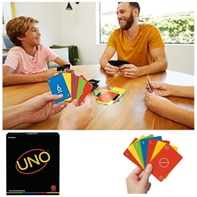 Brand New UNO Game Playing Cards Warleson Oliviera Teen Card Game Unique Collection Christmas Gift Kids Toy Board Game