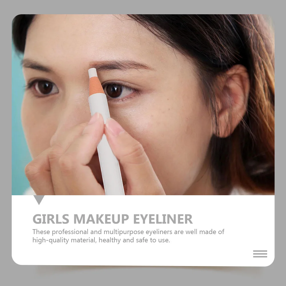 

4pcs White Pencil Long-Lasting Waterproof Makeup Tool Female Makeup Eyeliner For Women Eye Line Pencil Set