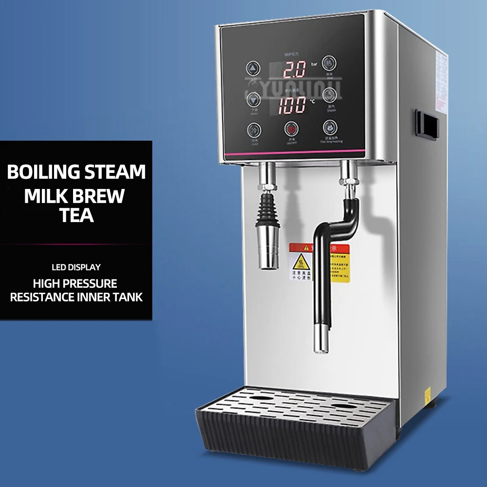 Automatic Coffee Milk Steamer Commercial Milk Foam Machine  Tea Shop Equipment Water Boiling Machine  Frother