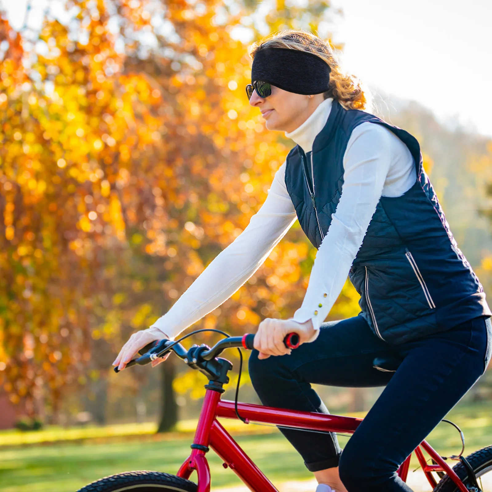 

4Pcs Women's Winter Running Headband Fleece-Lined Ear Cover for Cold Weather Sports Lightweight Warm Headband for Cycling Hiking