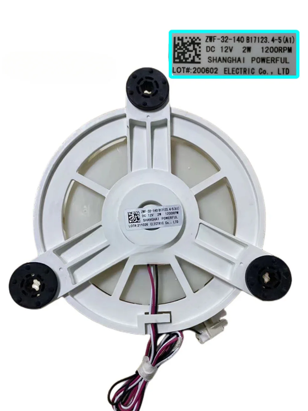 

Refrigerator Accessories ZWF-32-140 2W DC12V 1200RPM Fridge Refrigeration Cooling DC Motor Fan For Samsung Refrigerator