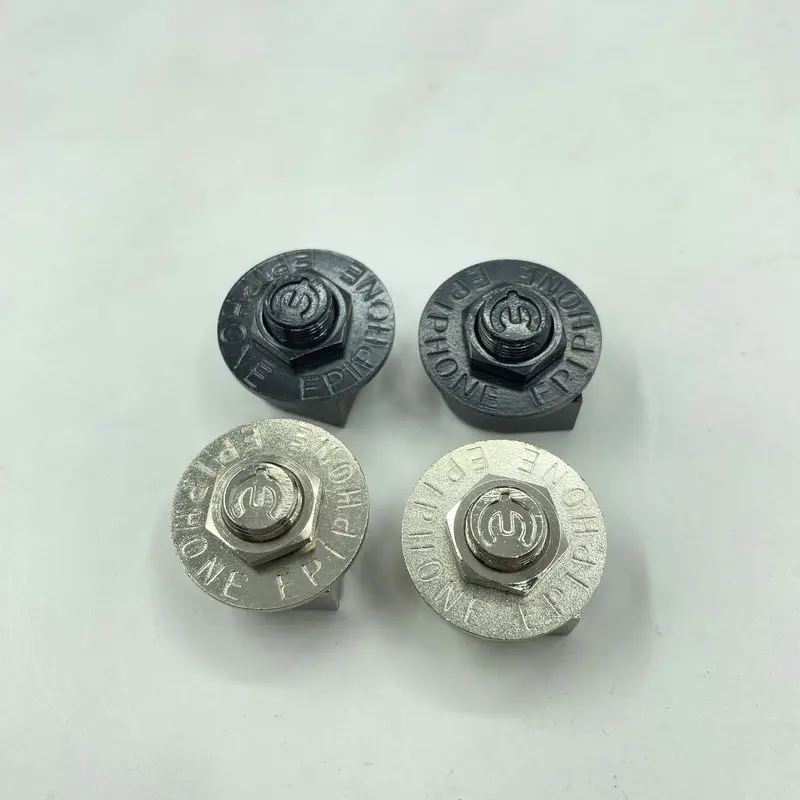 정품 에피 일렉트릭 기타 및 베이스 스트랩 단추, EPI 나무 기타 스트랩 못, 잠금 기능, 미끄럼 방지 테일 네일, 새로운 색상 선택