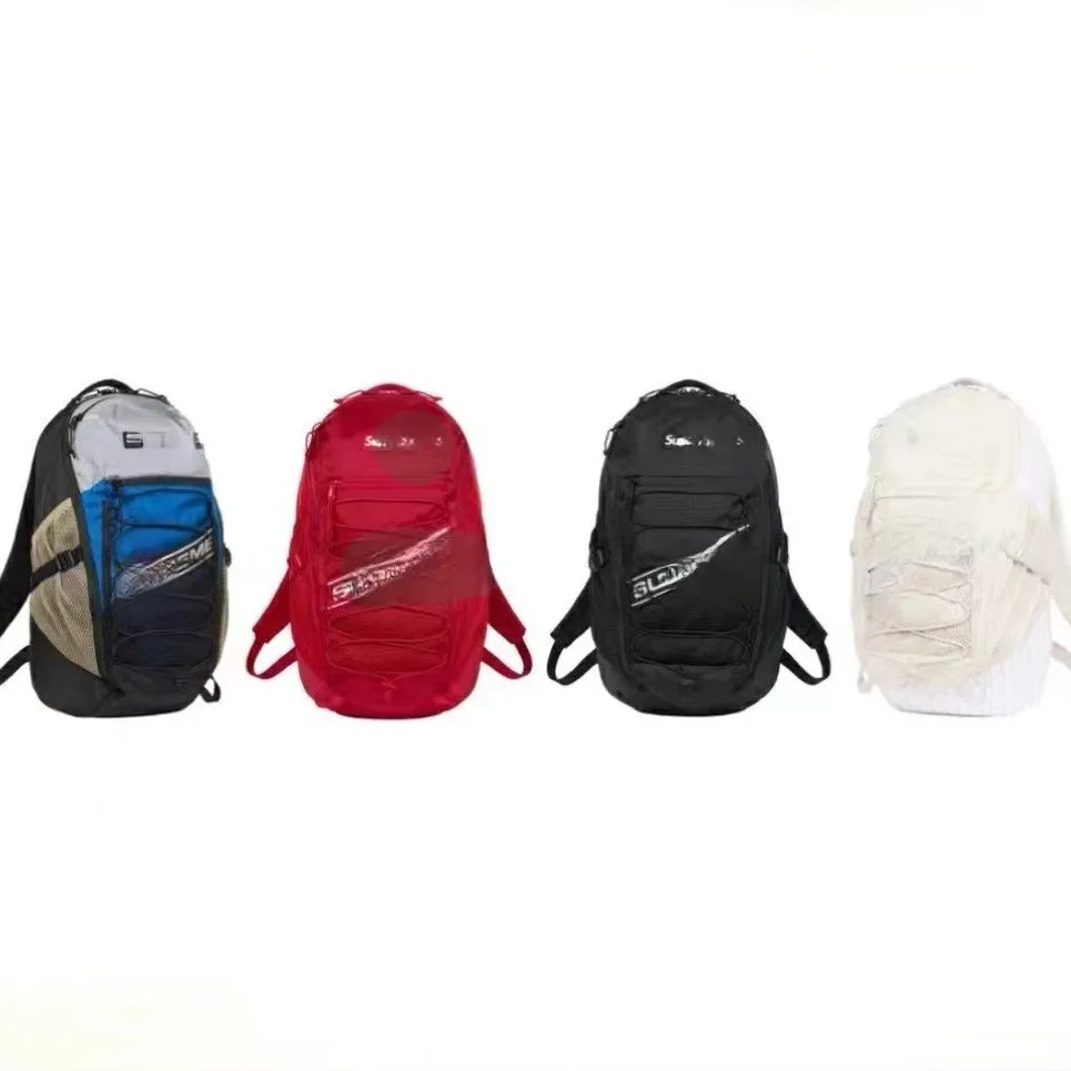 Sup Sports Backpack Large Capaci Ins Junior High School Student Book Closed Toe Basketball Bag Outdoor 3M Luminous Travel Bag