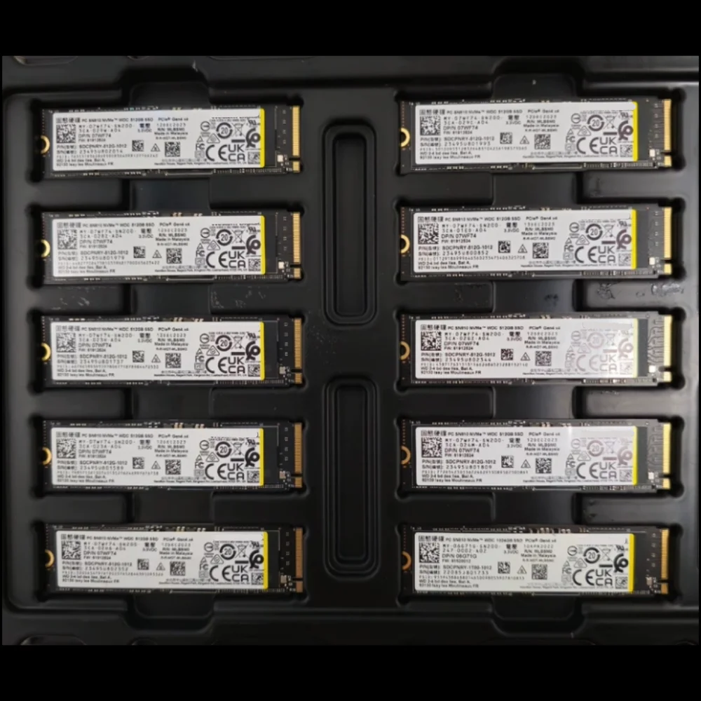 Brand new sn810 2T 1t 512G 256G 2280 NVME m2 solid-state hard PCIe 4.0 read 7000for Dell laptops FOR PS5 For WD Western Digital