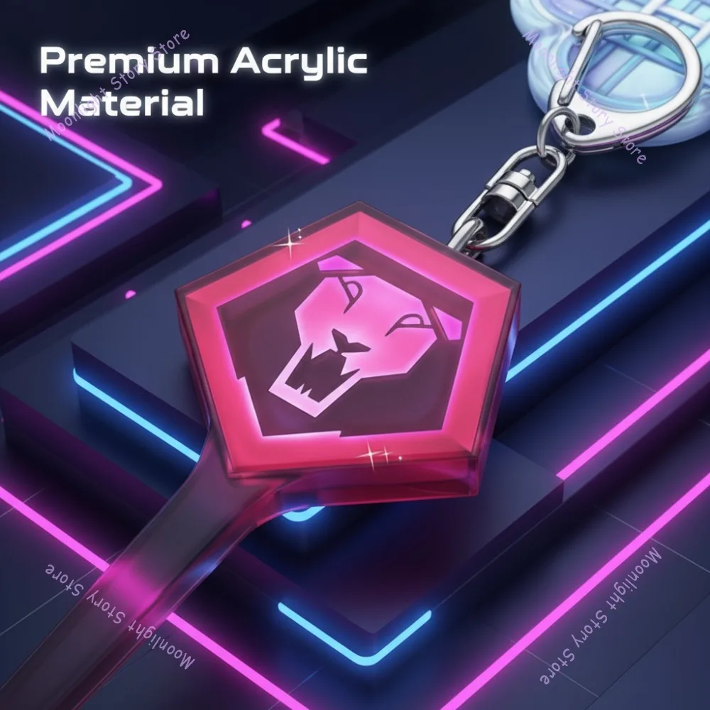 Gantungan Kunci Tongkat Sorak Anime K-Pop Demon Hunters, Hadiah Kembali ke Sekolah, Gantungan Ransel untuk Penggemar Koleksi