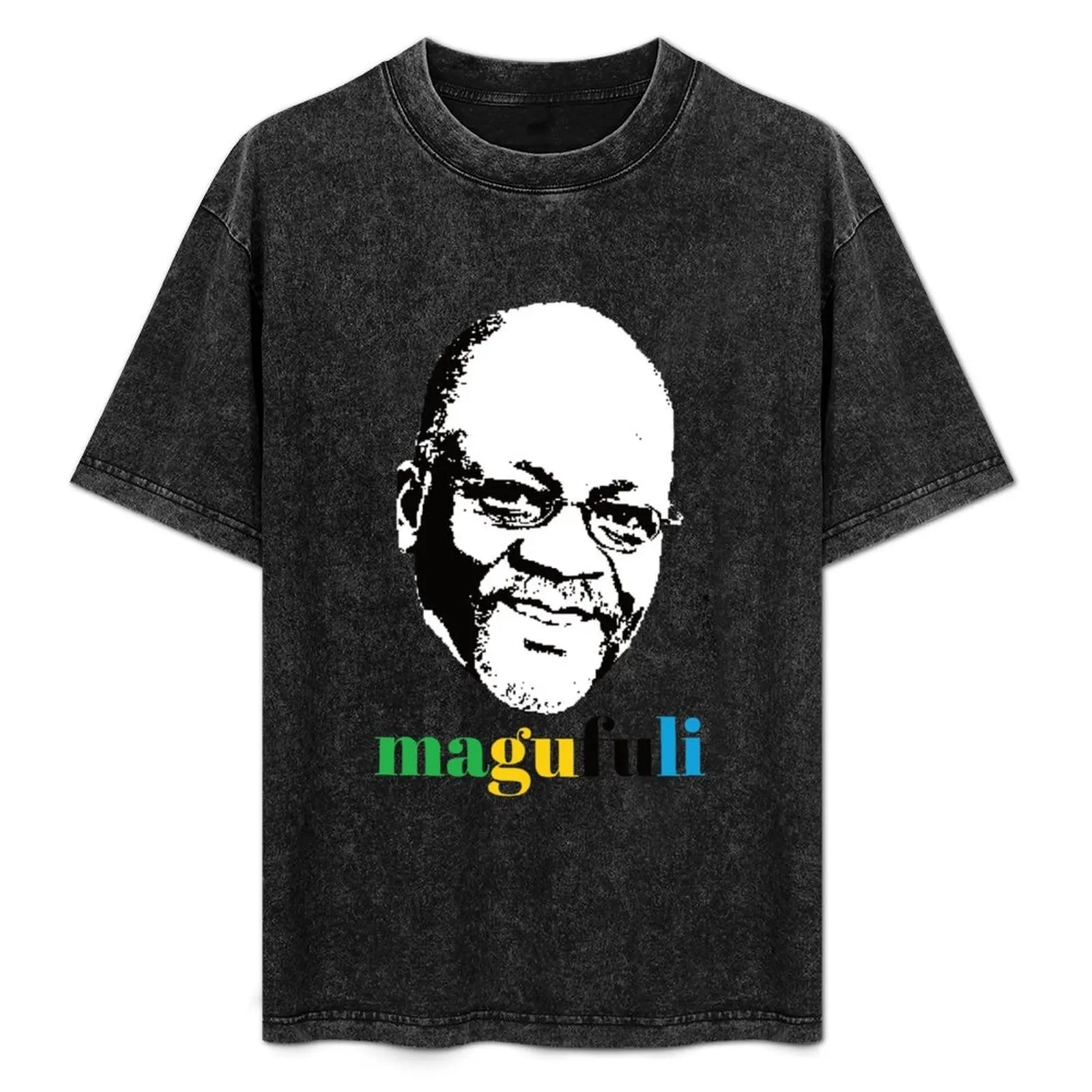 President John Magufuli of Tanzania East Africa T-Shirt aesthetic clothes street wear graphic t shirts t shirts men