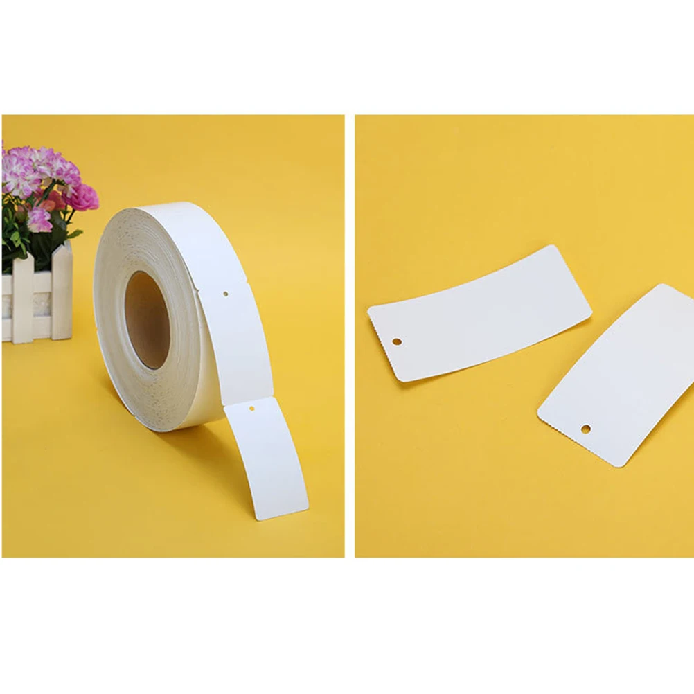 

Clothing Apparel Tag Hangtag Copper Board Printing Card Paper Tags Diy Blank White 50X110Mm Hard Card Hanging Hole For