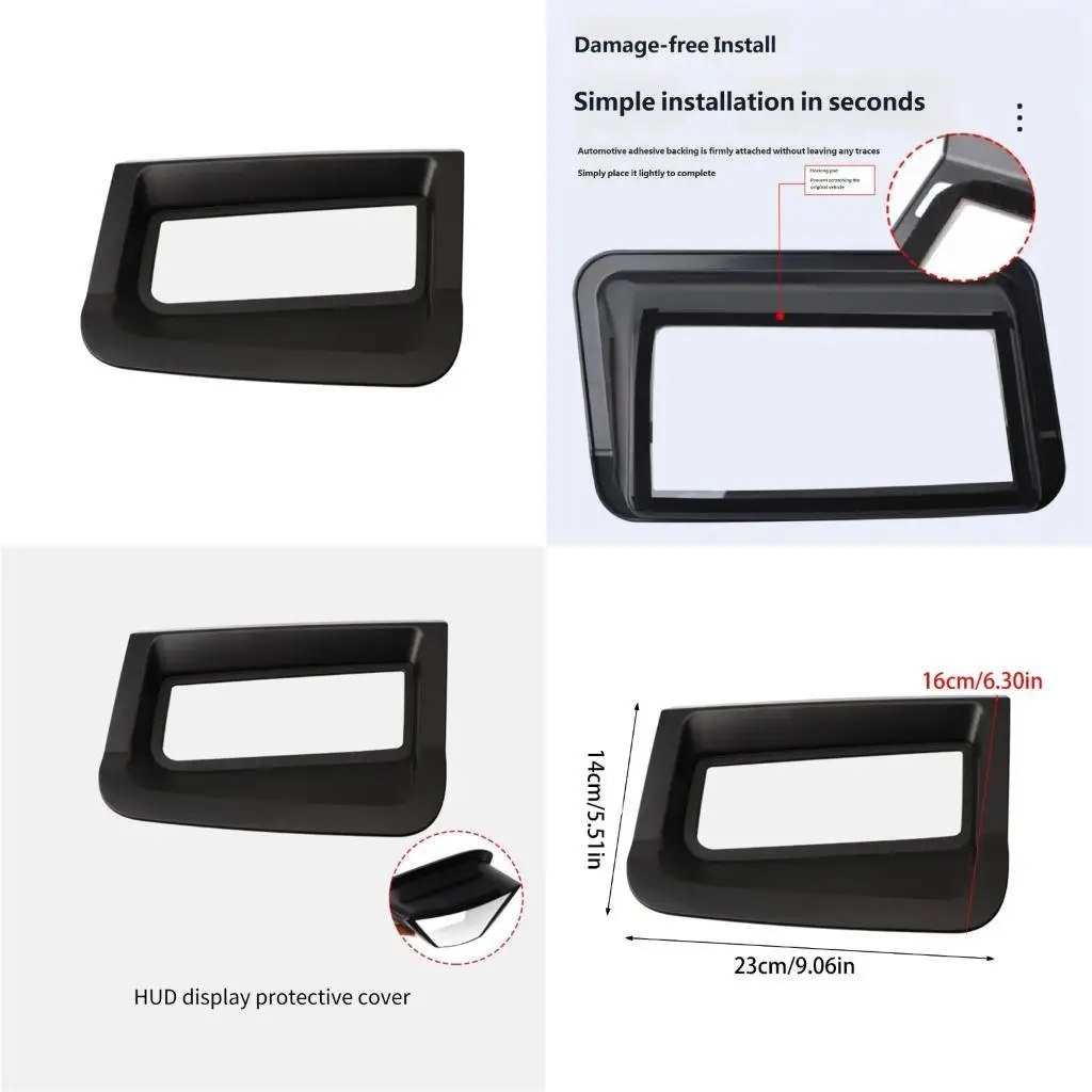 Auto Interior HUD Protector Cover For Selected Car Models Blocks Dust And Fingerprints Head-Up Display Dust Cover