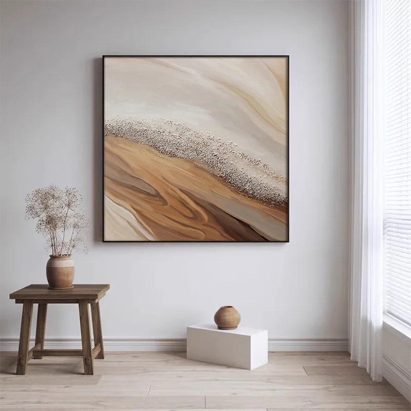 Modern simple abstract bedroom room bedside canvas painting hotel homestay rooms decorative painting