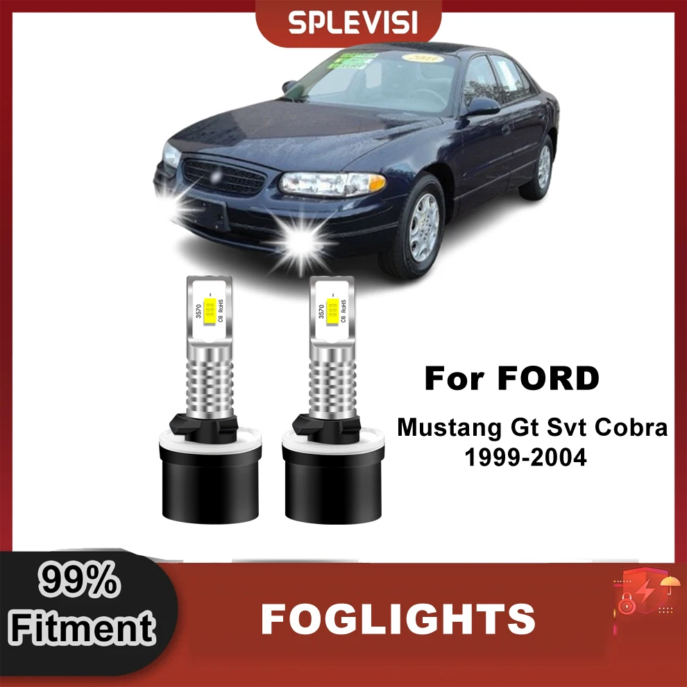 

2x Car LED Fog Light Foglight Bulbs HID White Replace For Buick Regal 1997-2004 Century 1997-2003 car accessories