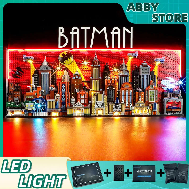 

Комплект светодиодных фонарей RC DIY для LEGO 76271 The Animated Series Gotham City (только светодиодный светильник, модель без блоков)