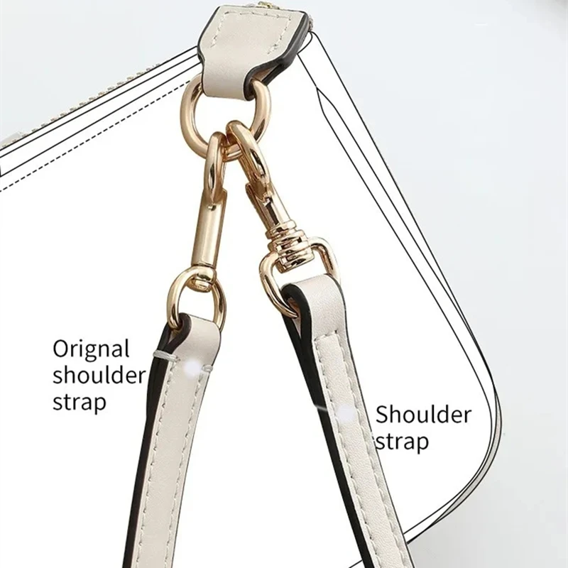 قابل للتعديل على ظهره حزام حقيبة حزام Crossbody حقائب الكتف استبدال ملحق لمدرب مقلاع حقيبة تحت الإبط سلسلة DIY أداة