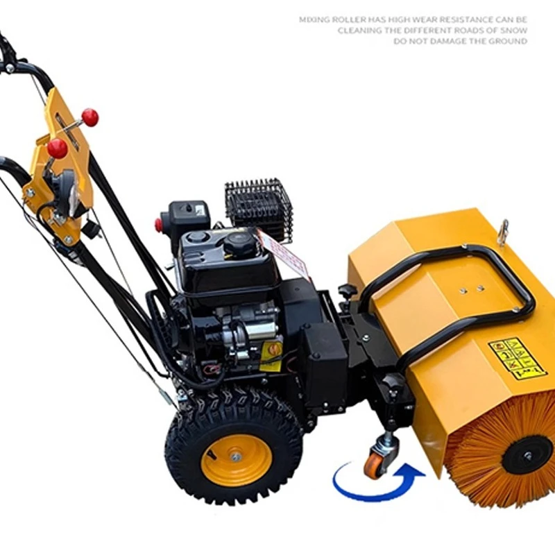 Multifunction Professional Supply High Quality Engine Hand Push Snowplow Snow Sweeper for Truck