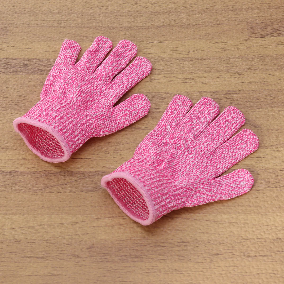 

1Pair Premium Pe Material Kids Gloves Level 5 Cut Protection Anti-Scrapes Kitchen Slicing Chopping Gift