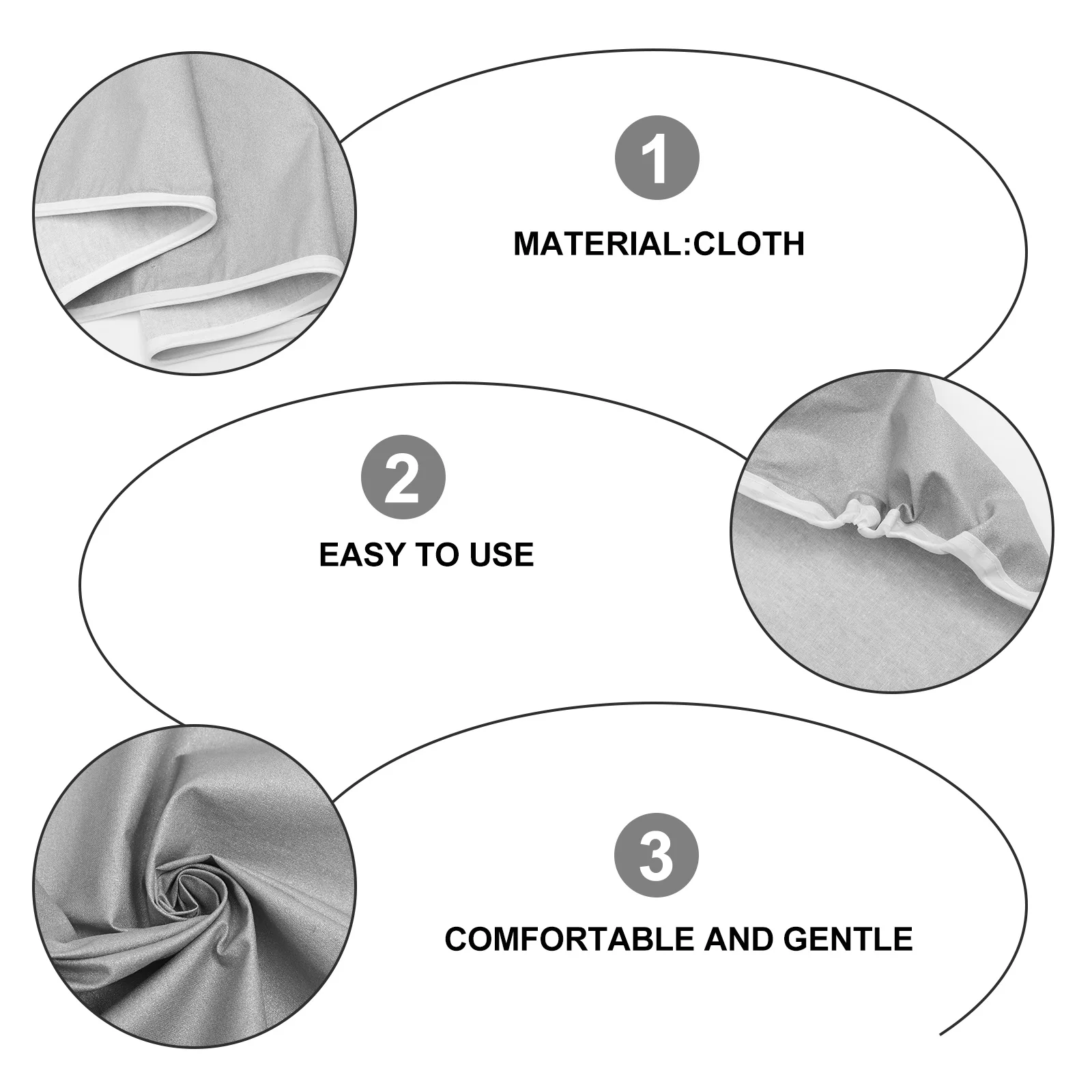 

Ironing Board Cover Stretchy Non-Slip Washable Replacement For Home Outdoor Use Protective Ironing Board