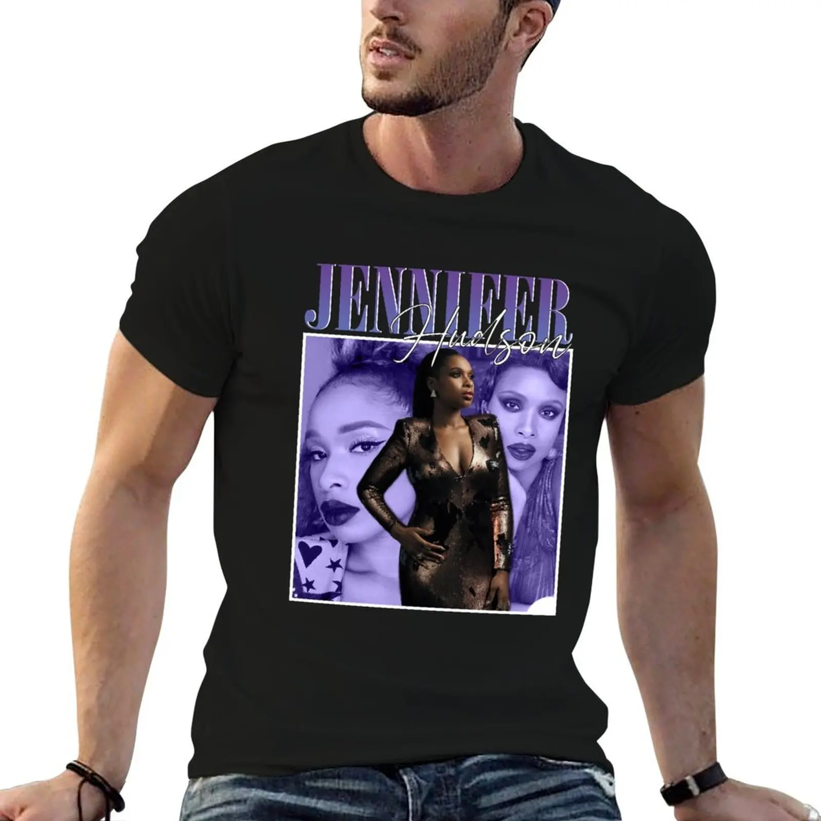 Jennifer Hudson Graphic Print T-Shirt t shirts for man graphic tees funny t shirts man T-Shirt