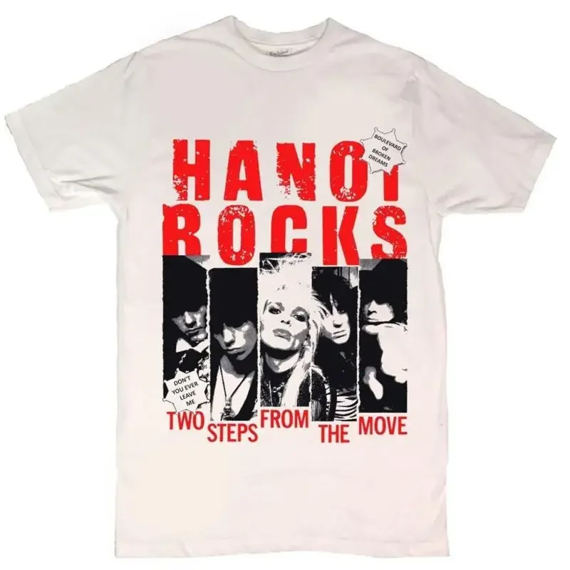 Hanoi Rocks Band Two Steps TheT shirt Full size S 5XL