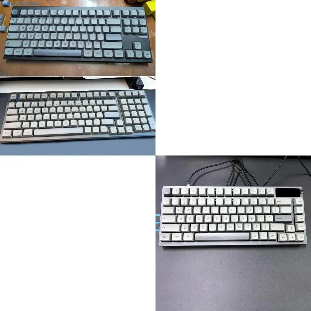 N2UB Gray Mist Keycap Set 133Key PBT Keyboards XDA Profile KeyCaps for Mechanical Keyboards Gift